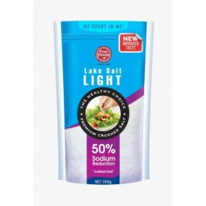 FINE FOOD LAKE SALT 300GM (LOW IN SODIUM)- SEASONING