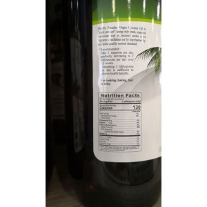 Health Paradise Organic Extra Virgin Coconut Oil 1L
