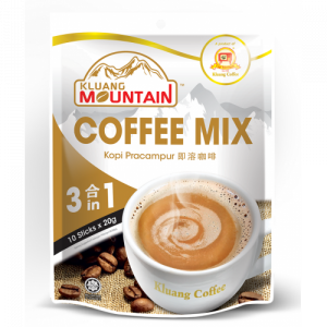 Kluang Coffee Cap Televisyen Kluang Mountain Coffee Mix (3in1) 10's 20gm Coffee image