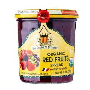 LES COMTES DE PROVENCE Organic Red Fruits Jam 340GM - JAM/SPREAD