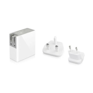 Macally HOME24U 24W Dual-Port USB Wall Charger Macally HOME24U 24W Dual-Port USB Wall Charger