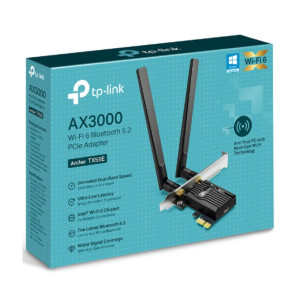 TP-Link Archer TX55E AX3000 Wi-Fi 6 Bluetooth 5.2 PCIe Adapter TP-Link Archer TX55E AX3000 Wi-Fi 6 Bluetooth 5.2 PCIe Adapter