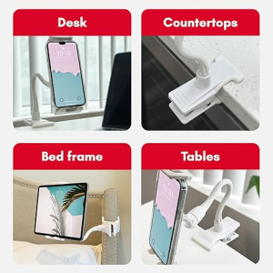 Macally CLIPMOUNTW Pemegang Pemasangan Klip / Clip-on mount holder for iPad/tablet and iPhone/Smartphone Macally Clipmountw