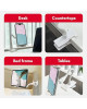 Macally CLIPMOUNTW Pemegang Pemasangan Klip / Clip-on mount holder for iPad/tablet and iPhone/Smartphone Macally Clipmountw