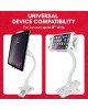 Macally CLIPMOUNTW Pemegang Pemasangan Klip / Clip-on mount holder for iPad/tablet and iPhone/Smartphone Macally Clipmountw