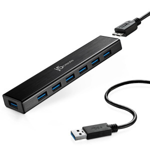 j5 create USB™ 3.0 7-Port HUB - JUH377 j5 create USB™ 3.0 7-Port HUB - JUH377