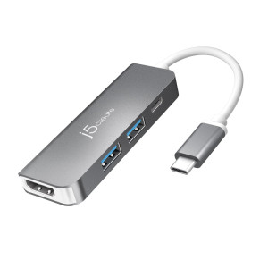 j5 create USB-C® to HDMI™ & USB™ 3.1 2-Port with Power Delivery - JCD371 j5 create USB-C® to HDMI™ & USB™ 3.1 2-Port with Power Delivery - JCD371