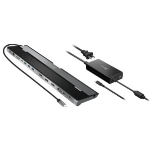 j5 create USB-C™ Triple Display Docking Station with 100W PD Adapter Aluminum (Silver & Black) 2YW - JCD543P j5 create USB-C™ Triple Display Docking Station with 100W PD Adapter Aluminum (Silver & Black) 2YW - JCD543P