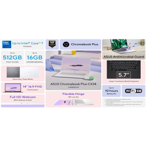 Asus Chromebook Advanced i5-1334U 16GB 256GB Chrome CX3402CVA-MW0785