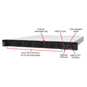 Lenovo ThinkSystem SR250 V2 Rack-Mount Server 4BAY Xeon E-2324 4C 8GB TruDDR4 Warranty 3Y-7D7QA01TAP Lenovo ThinkSystem SR250 V2 Rack-Mount Server 4BAY Xeon E-2324 4C 8GB TruDDR4 Warranty 3Y-7D7QA01TAP