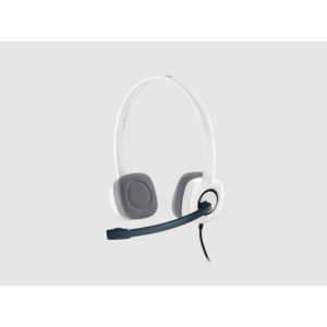 LOGITECH H150 STEREO HEADSET CLOUD WHITE-981-000453