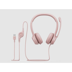 Logitech H390-ROSE LOGITECH H390 USB HEADSET ROSE-981-001282