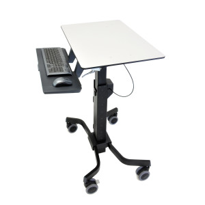 Ergotron WorkFit-S Single LD Workstation with Worksurface (black) Standing Desk Attachment - Front Clamp (33-350-200) Ergotron WorkFit-S Single LD Workstation with Worksurface (black) Standing Desk Attachment - Front Clamp (33-350-200)