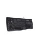 Logitech K120 Logitech K120 Wired Keyboard for Windows, USB Plug-and-Play, Spill Resistant, PC/Laptop - 920-002582 ( Black )