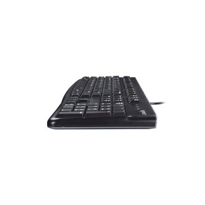 Logitech K120 Logitech K120 Wired Keyboard for Windows, USB Plug-and-Play, Spill Resistant, PC/Laptop - 920-002582 ( Black )