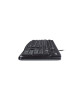 Logitech K120 Logitech K120 Wired Keyboard for Windows, USB Plug-and-Play, Spill Resistant, PC/Laptop - 920-002582 ( Black )