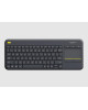 Logitech K400-BLACK LOGITECH K400 PLUS TOUCHPAD WIRELESS KEYBOARD BLACK-920-007165