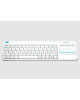 Logitech K400-WHITE LOGITECH K400 PLUS TOUCHPAD WIRELESS KEYBOARD WHITE-920-007166