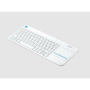 Logitech K400-WHITE LOGITECH K400 PLUS TOUCHPAD WIRELESS KEYBOARD WHITE-920-007166