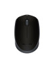 Logitech M170 Wireless Mouse, 2.4 GHz with USB Nano Receiver, Optical Tracking, Ambidextrous - 910-004655 ( Grey Black )