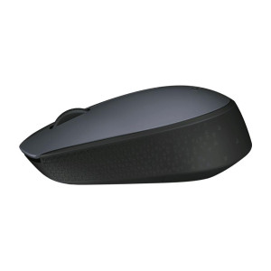 Logitech M170 Wireless Mouse, 2.4 GHz with USB Nano Receiver, Optical Tracking, Ambidextrous - 910-004655 ( Grey Black )