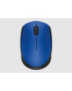 Logitech M171 Wireless Mouse, 2.4 GHz with USB Nano Receiver, Optical Tracking, Ambidextrous - 910-004656 ( Blue )