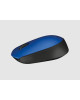 Logitech M171 Wireless Mouse, 2.4 GHz with USB Nano Receiver, Optical Tracking, Ambidextrous - 910-004656 ( Blue )