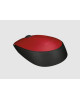 Logitech M171 Wireless Mouse, 2.4 GHz with USB Nano Receiver, Optical Tracking, Ambidextrous -910-004657 ( Red )