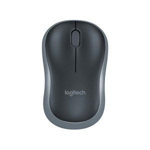 Logitech M185 Wireless Mouse, 2.4GHz, 1000 DPI Optical Tracking, Ambidextrous PC/Mac/Laptop - 910-002255 ( Grey )