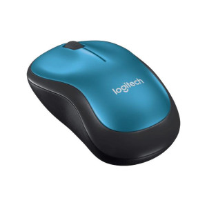 Logitech M185 Wireless Mouse, 2.4GHz, 1000 DPI Optical Tracking, Ambidextrous PC/Mac/Laptop - 910-002502 ( Blue )
