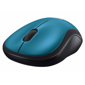 Logitech M185 Wireless Mouse, 2.4GHz, 1000 DPI Optical Tracking, Ambidextrous PC/Mac/Laptop - 910-002502 ( Blue )
