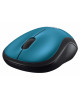 Logitech M185 Wireless Mouse, 2.4GHz, 1000 DPI Optical Tracking, Ambidextrous PC/Mac/Laptop - 910-002502 ( Blue )