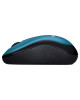 Logitech M185 Wireless Mouse, 2.4GHz, 1000 DPI Optical Tracking, Ambidextrous PC/Mac/Laptop - 910-002502 ( Blue )
