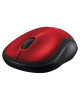 Logitech M185 Wireless Mouse, 2.4GHz, 1000 DPI Optical Tracking, Ambidextrous PC/Mac/Laptop - 910-002503 ( Red )