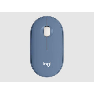 LOGITECH M350 PEBBLE WIRELESSS MOUSE BLUEBERRY-910-006667