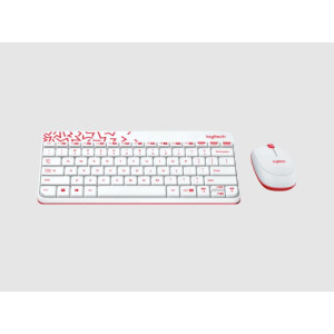 LOGITECH MK240 NANO WIRELESS COMBO WHITE-920-008201