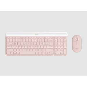LOGITECH MK470 SLIM WIRELESS COMBO ROSE-920-011326