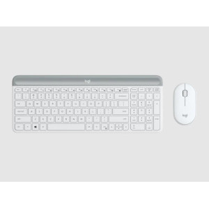 LOGITECH MK470 SLIM WIRELESS COMBO WHITE-920-009183