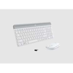Logitech MK470-WHITE LOGITECH MK470 SLIM WIRELESS COMBO WHITE-920-009183