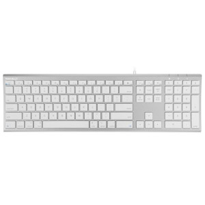 MACALLY Aluminum Ultra Slim USB Wired keyboard for Mac and PC (ACEKEYA)