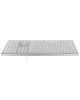 Macally ACEKEYA MACALLY Aluminum Ultra Slim USB Wired keyboard for Mac and PC (ACEKEYA)