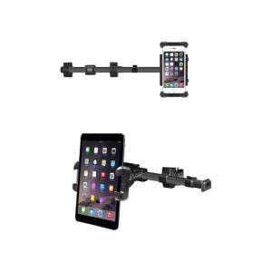 Macally HRMOUNTPROB MACALLY Black Dual Position Car Seat Headrest Mount HRMOUNTPROB