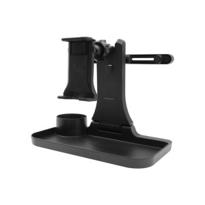 MACALLY Dual Position Car Seat Headrest Tablet Mount with Table Tray (HRMOUNTPROTRAY) MACALLY Dual Position Car Seat Headrest Tablet Mount with Table Tray (HRMOUNTPROTRAY)