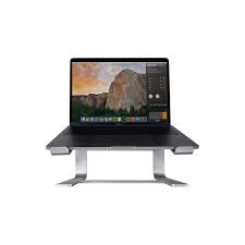 Macally Space Gray Aluminum Horizontal Laptop Stand for Laptops and MacBooks up to 17” (ASTANDSG)