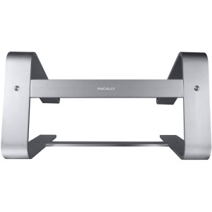 Macally ASTANDSG Macally Space Gray Aluminum Horizontal Laptop Stand for Laptops and MacBooks up to 17” (ASTANDSG)
