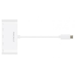 MACALLY USB-C to USB-A Hub with USB-C Charging Port UC3HUB4C MACALLY USB-C to USB-A Hub with USB-C Charging Port UC3HUB4C