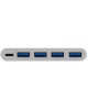 Macally UC3HUB4C MACALLY USB-C to USB-A Hub with USB-C Charging Port UC3HUB4C