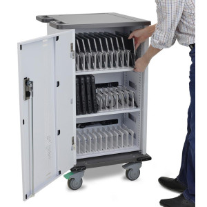 Ergotron YES30-LTPCHR-3 Ergotron YES30 Basic Charging Cart for Mini-laptops (YES30-LTPCHR-3)