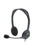 Logitech H111 Logitech H111 Wired Headset, Stereo Headphones - 981-000588 -Black