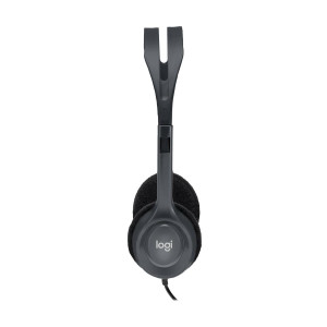 Logitech H111 Logitech H111 Wired Headset, Stereo Headphones - 981-000588 -Black